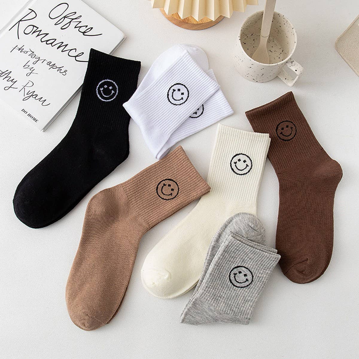 CARTOON MID-CALF COTTON BREATHABLE WOMEN?™S SOCKS_CWMS0594