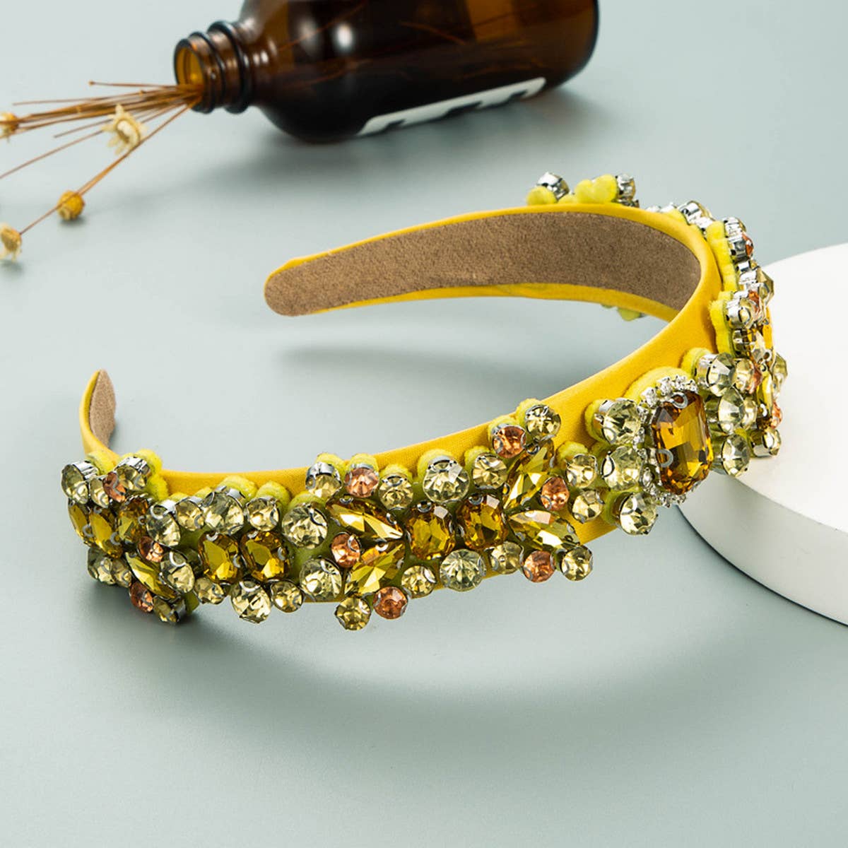 FASHION RETRO DIAMOND HEADBAND_CWAHA1981