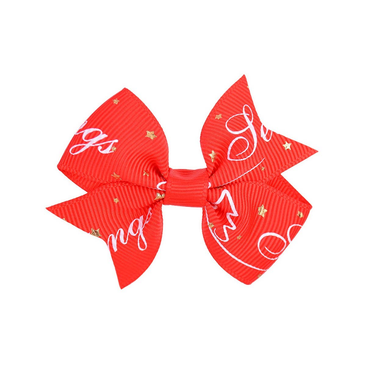 Solid Grosgrain Bow Hair Clip for Girls_CWAHA6699