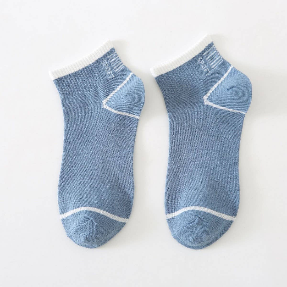 MEN'S COTTON BREATHABLE STRIPED SPORTS SOCKS