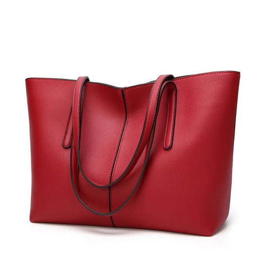 CWAB4843_SIMPLE CASUAL LARGE CAPACITY SHOULDER TOTE BAG
