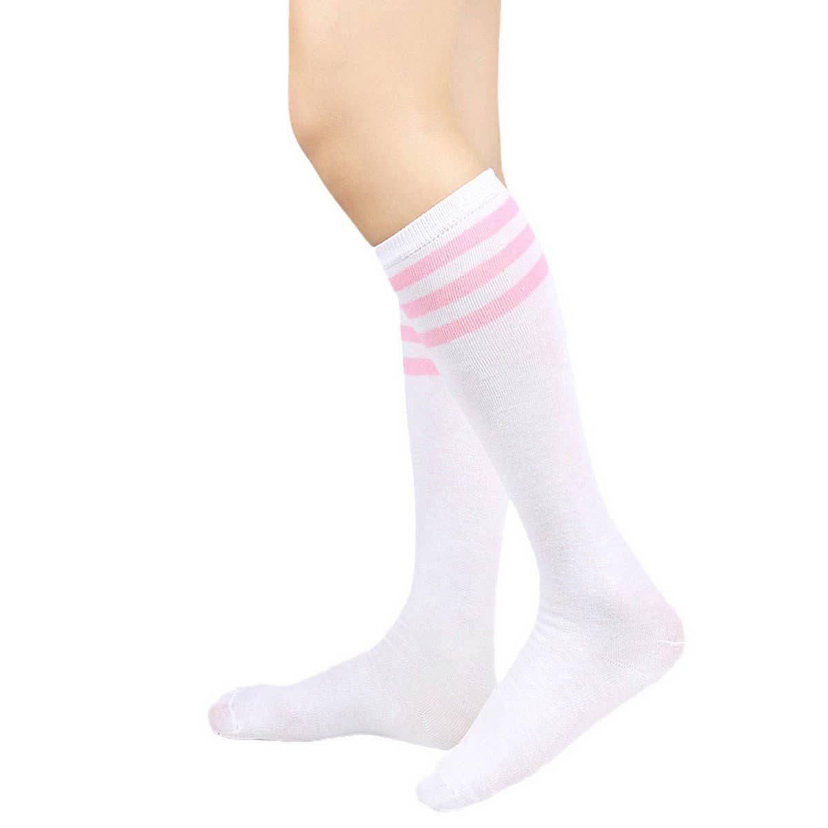 CWMM10064_WOMEN KNEE-HIGH SOCKS FOR SCHOOL &AMP  PERFORMANCE