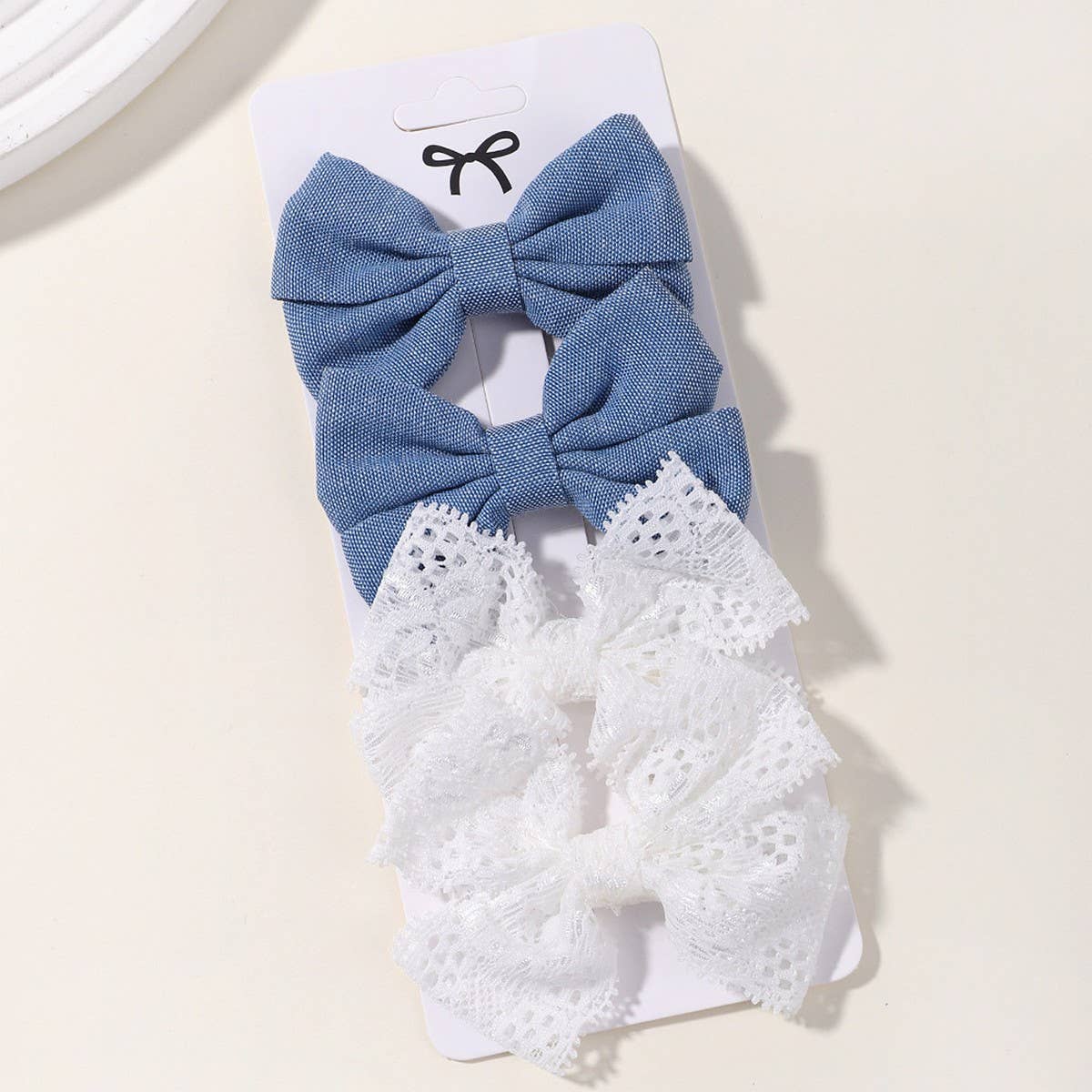 Baby Floral Print Hair Clip Set ??Christmas Style_CWAHA6745
