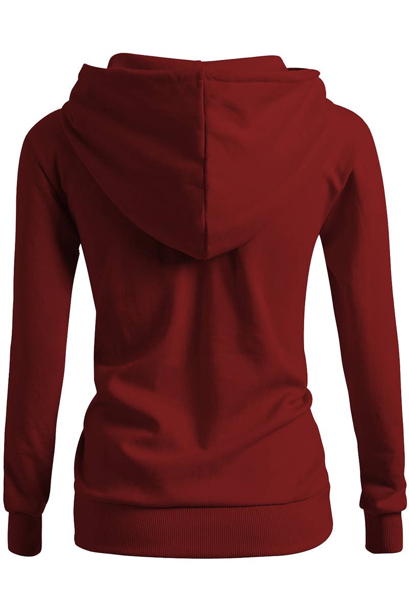 KWOHOL044_Basic Lightweight Pullover Hoodie