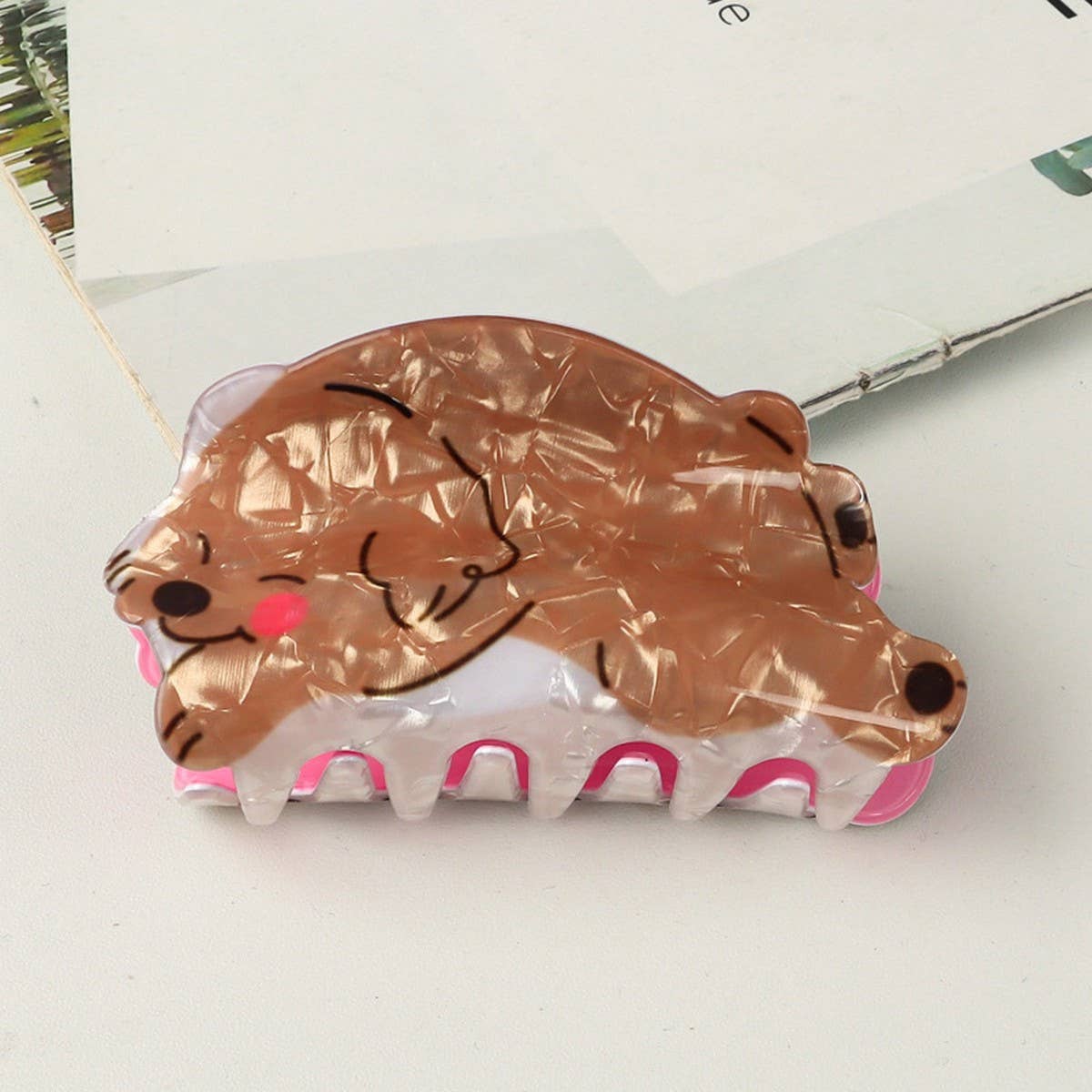 CWAHA1315_CUTE ANIMAL SERIES HAIR CLAW CLIP