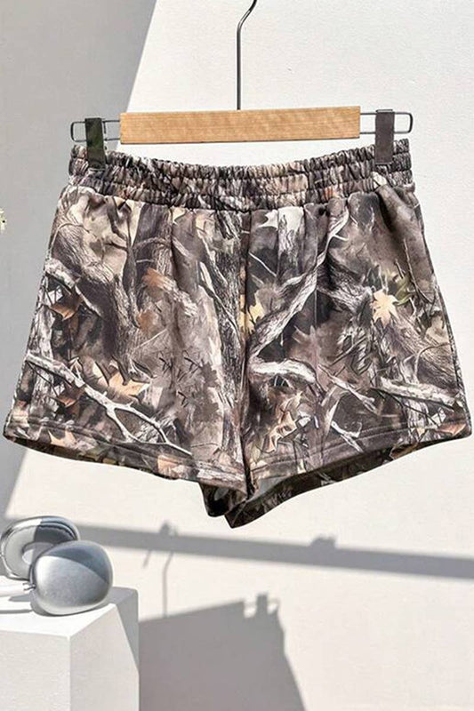 CWBSP0580_SUMMER NEW ELASTIC MILK SILK HOT PANTS A-LINE PANT