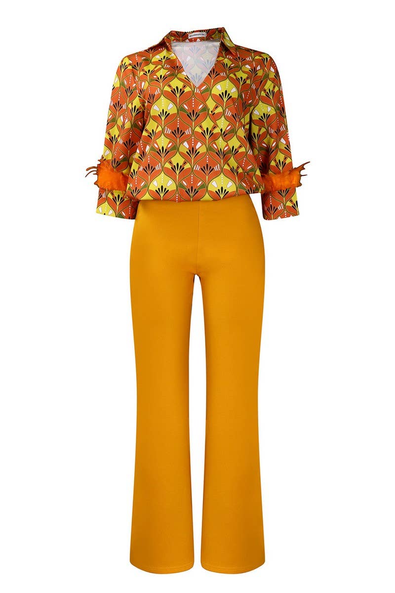 CWSTB00493_2025 FLORAL PRINT SHIRT AND WIDE LEG PANTS SET