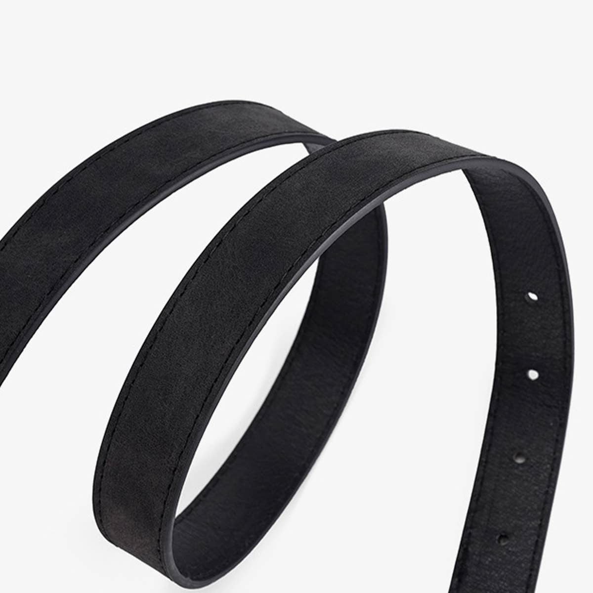 FROSTED NEEDLE BUCKLE WOMEN'S DENIM BELT