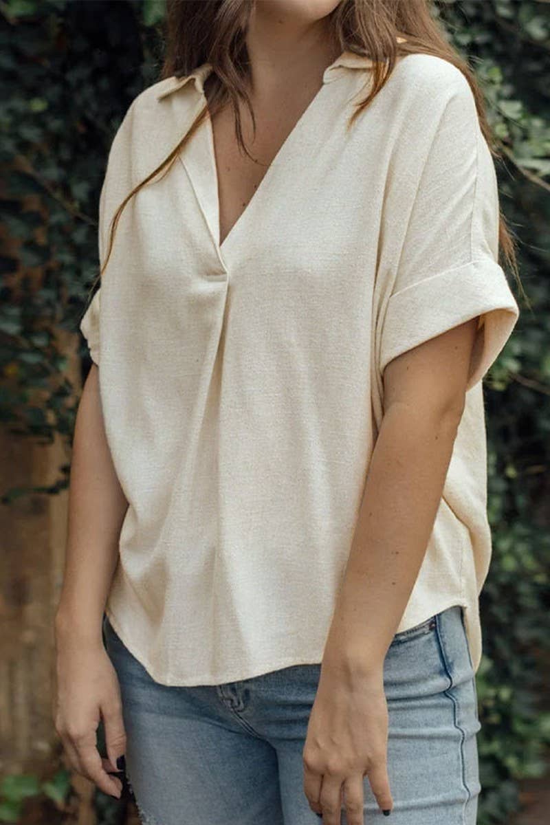 CWTBLS1629_SUMMER WOMEN'S CASUAL COMFORTABLE SHIRT TOPS