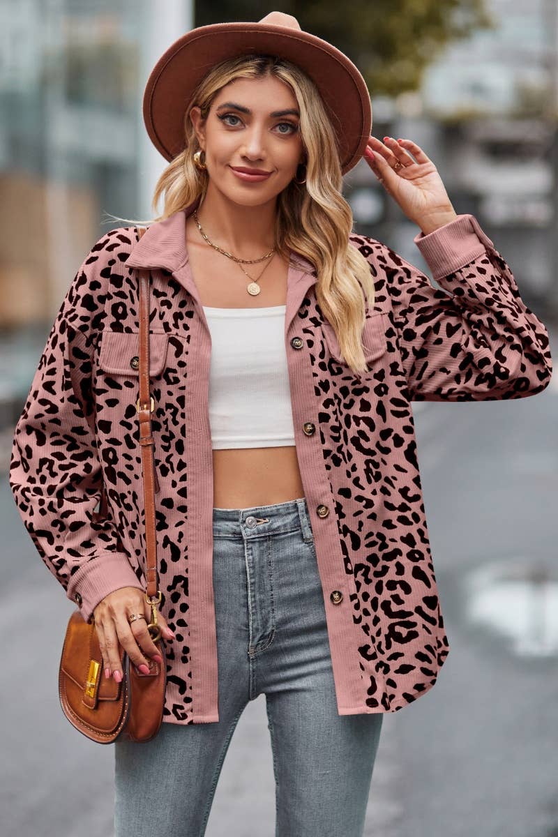 CWTSTL2119_AUTUMN LEOPARD PRINT SHIRT LONG-SLEEVED COAT