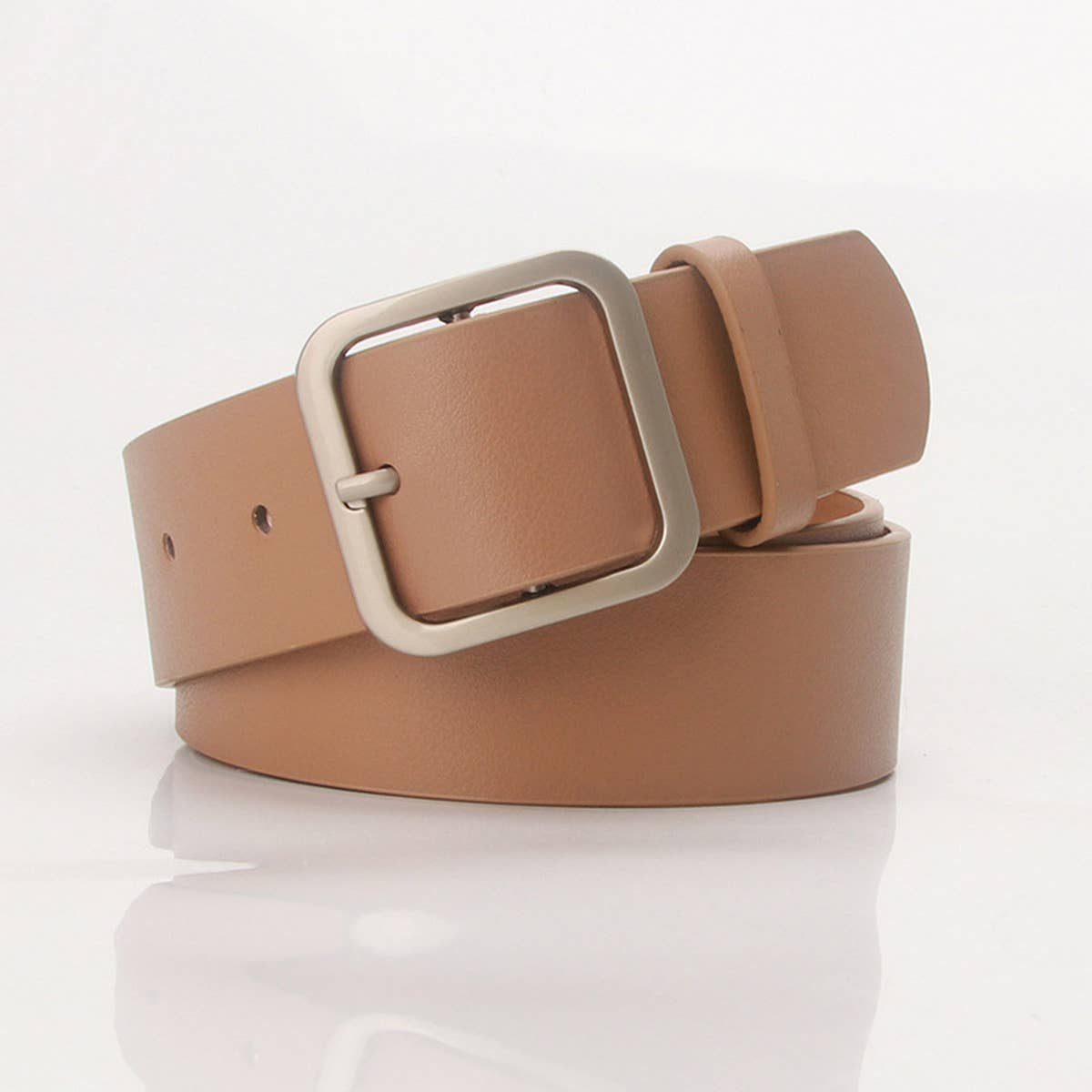 CWABE0925_CASUAL SQUARE BUCKLE BELT