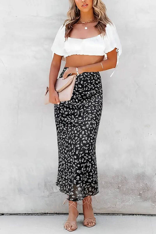 CWBMS0120_GAUZE FLORAL LONG HALF LIFE SKIRT