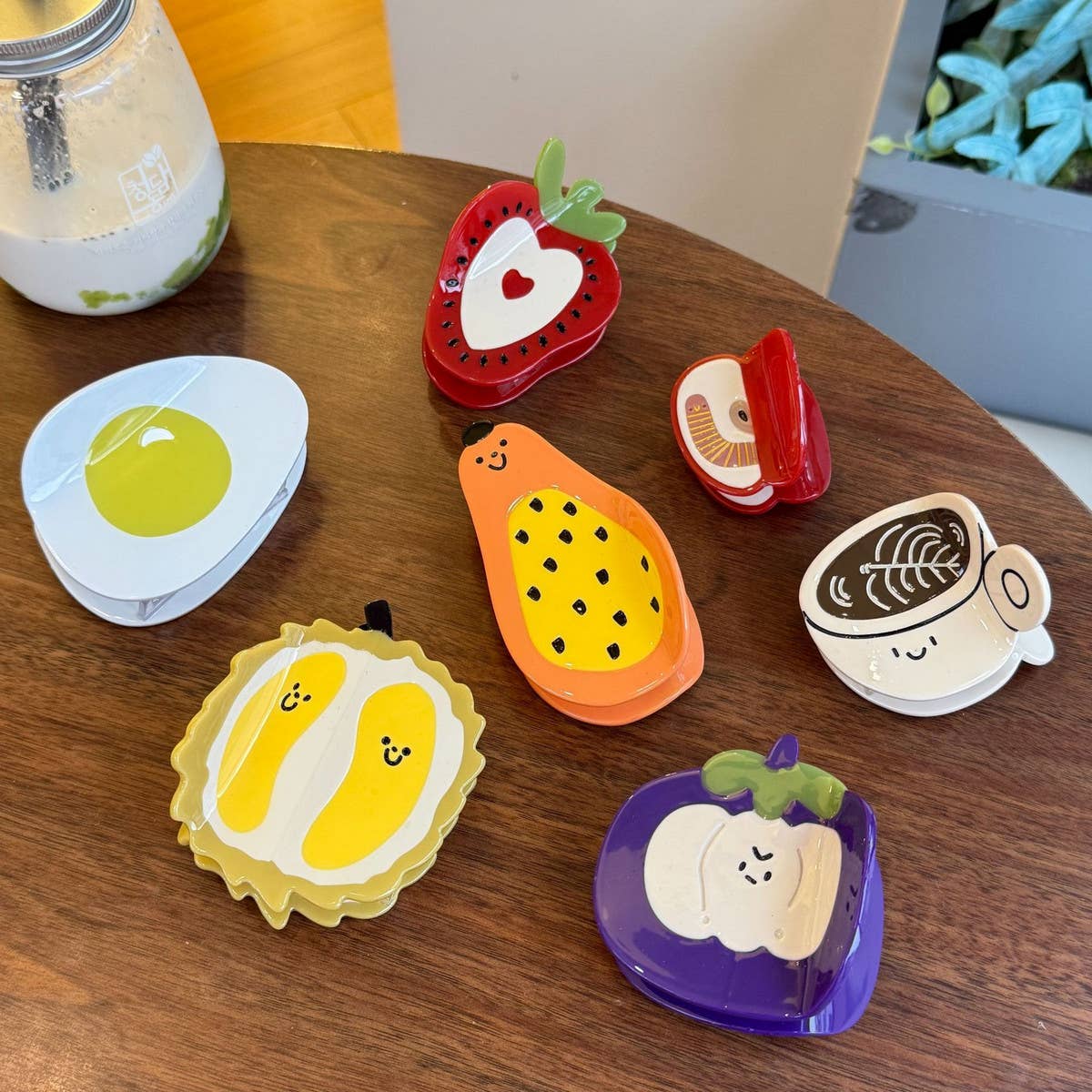 CWAHA4515_SIMPLE CARTOON FRUIT HAIR CLIP