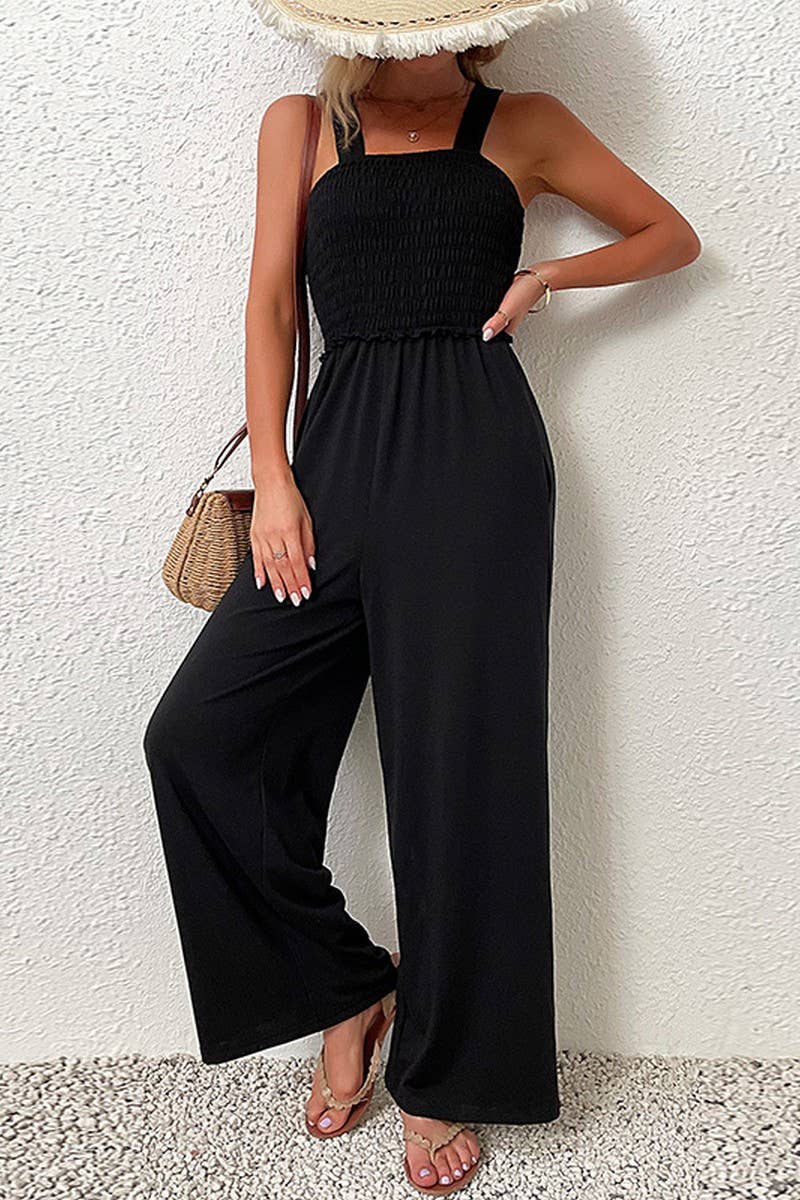 CWSJS0615_LOOSE WIDE-LEG JUMPSUIT WITH SUSPENDERS JUMPSUIT