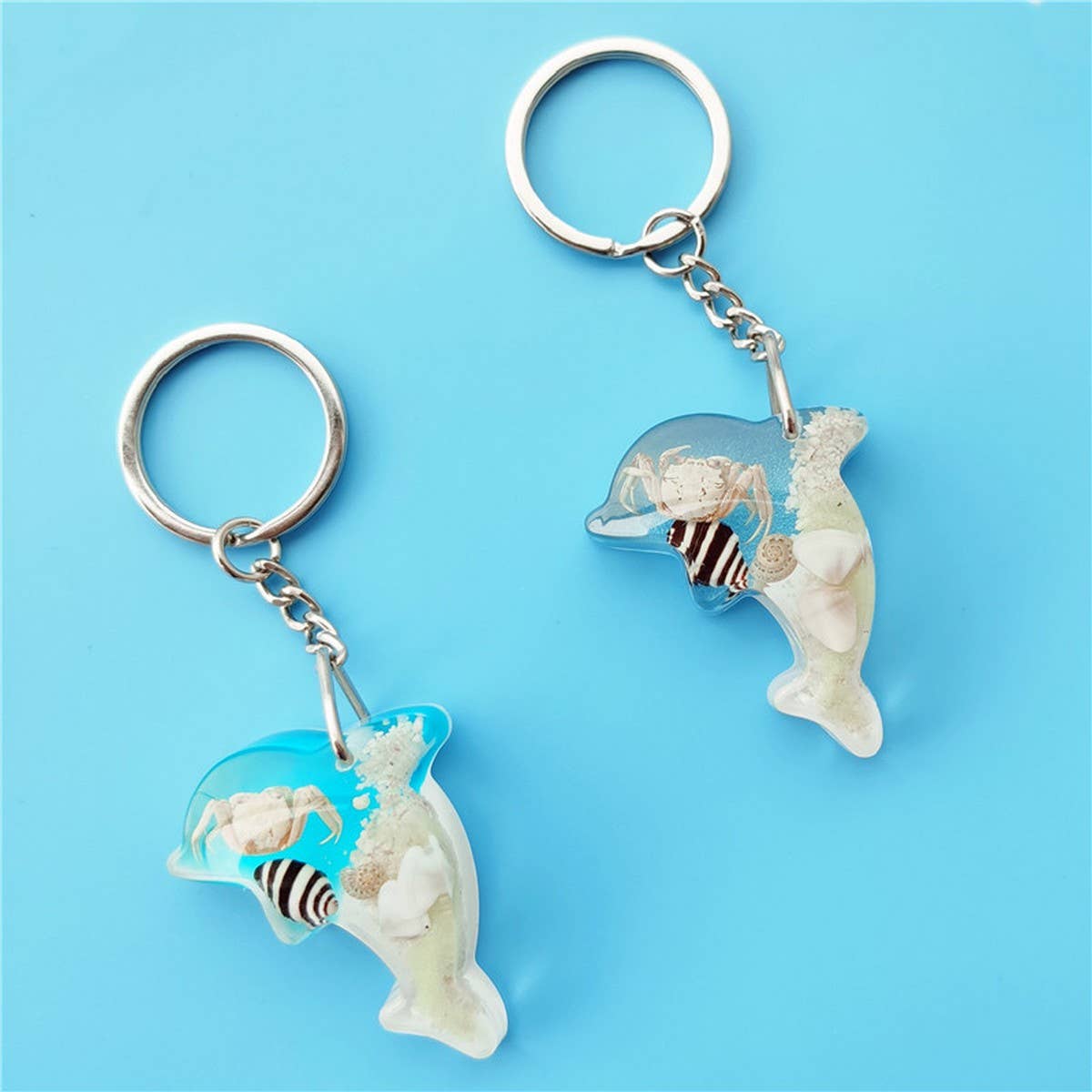 NEW DOLPHIN SHAPE KEYCHAIN SOUVENIR PENDANT