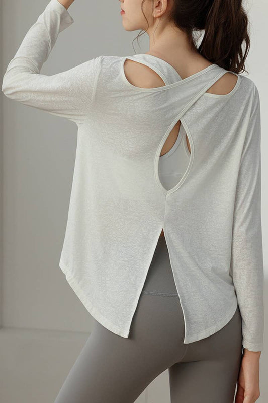 CWTBLL3757_LOOSE FITNESS HIGH-END BEAUTIFUL BACK YOGA CLOTHE