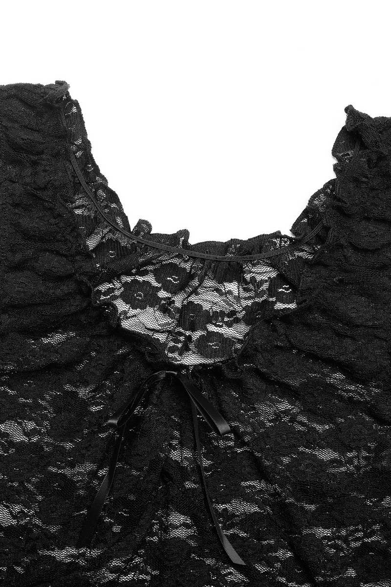 CWTTK0951_SEXY SLIM FIT SHEER LACE CROP TANK TOP