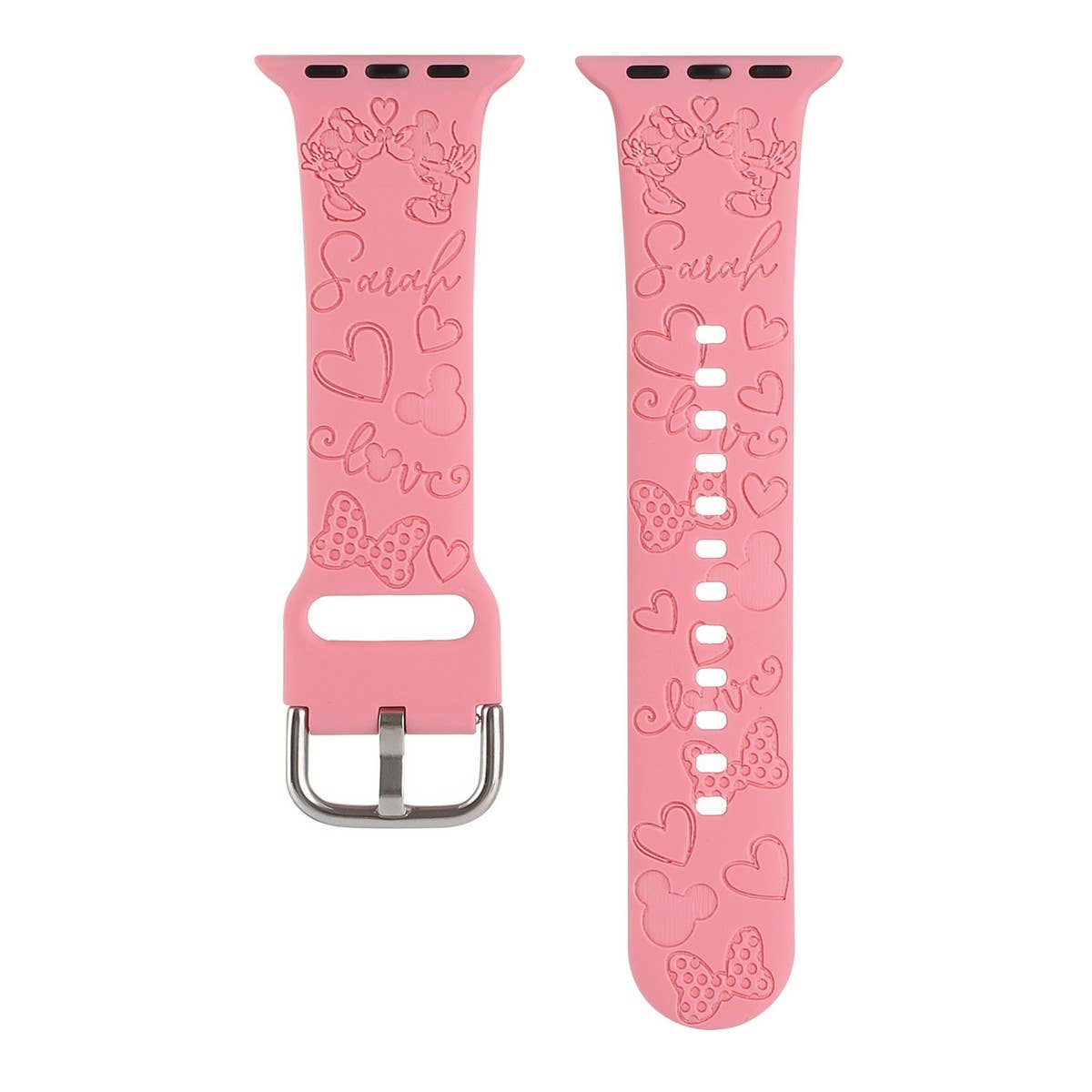 IWATCH8-1 ENGRAVED SILICONE APPLE WATCH9 STRAP