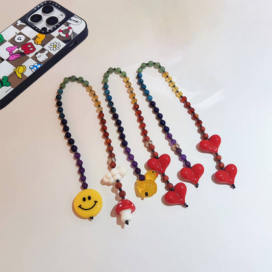 CWMM8692_COLORFUL NICHE FASHION ALL-MATCH LOVE PENDANT
