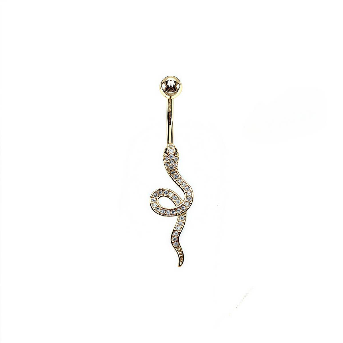 Animal Shape Full CZ Navel Ring New Fashion_CWMM9372