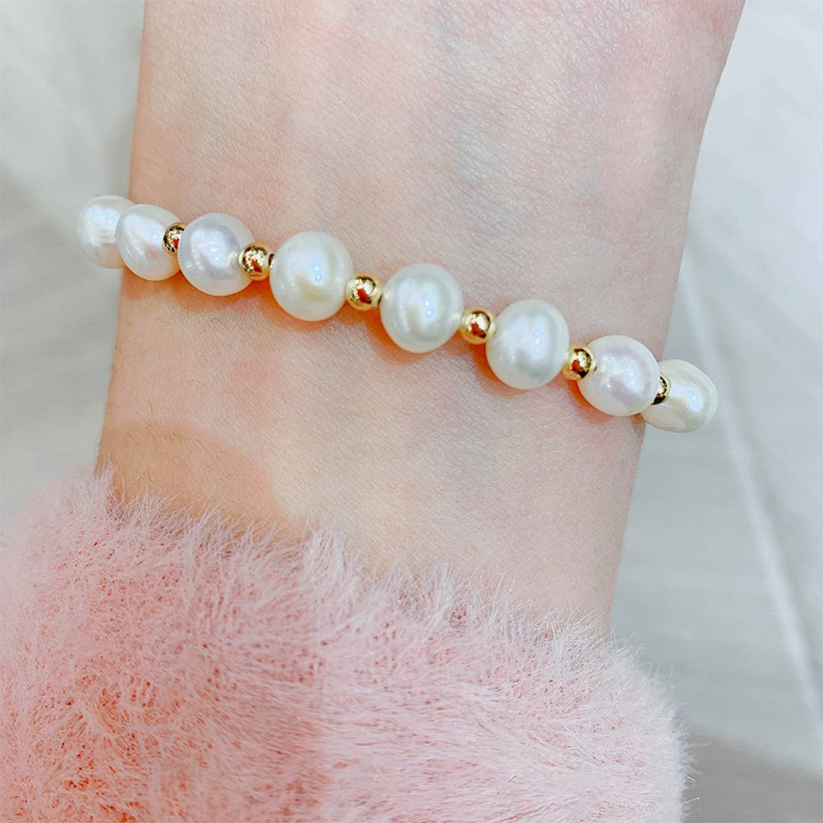 FRESHWATER PEARL SIMPLE FASHION BRACELET