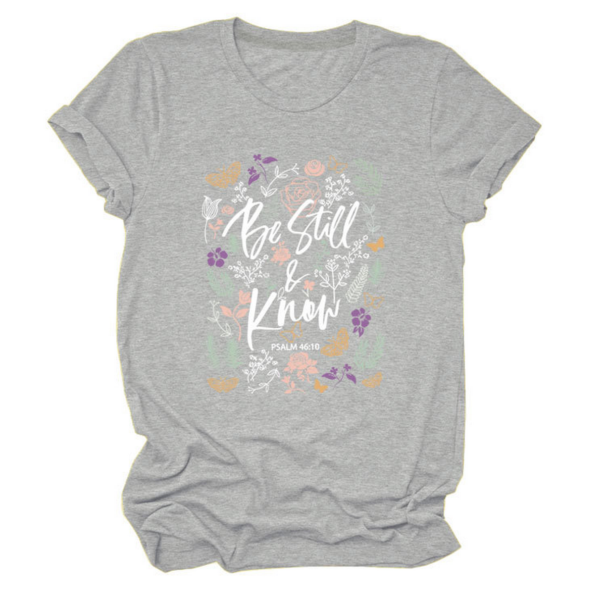 Women?™s Faith Tee, Be Still and Know_CWTTS1480