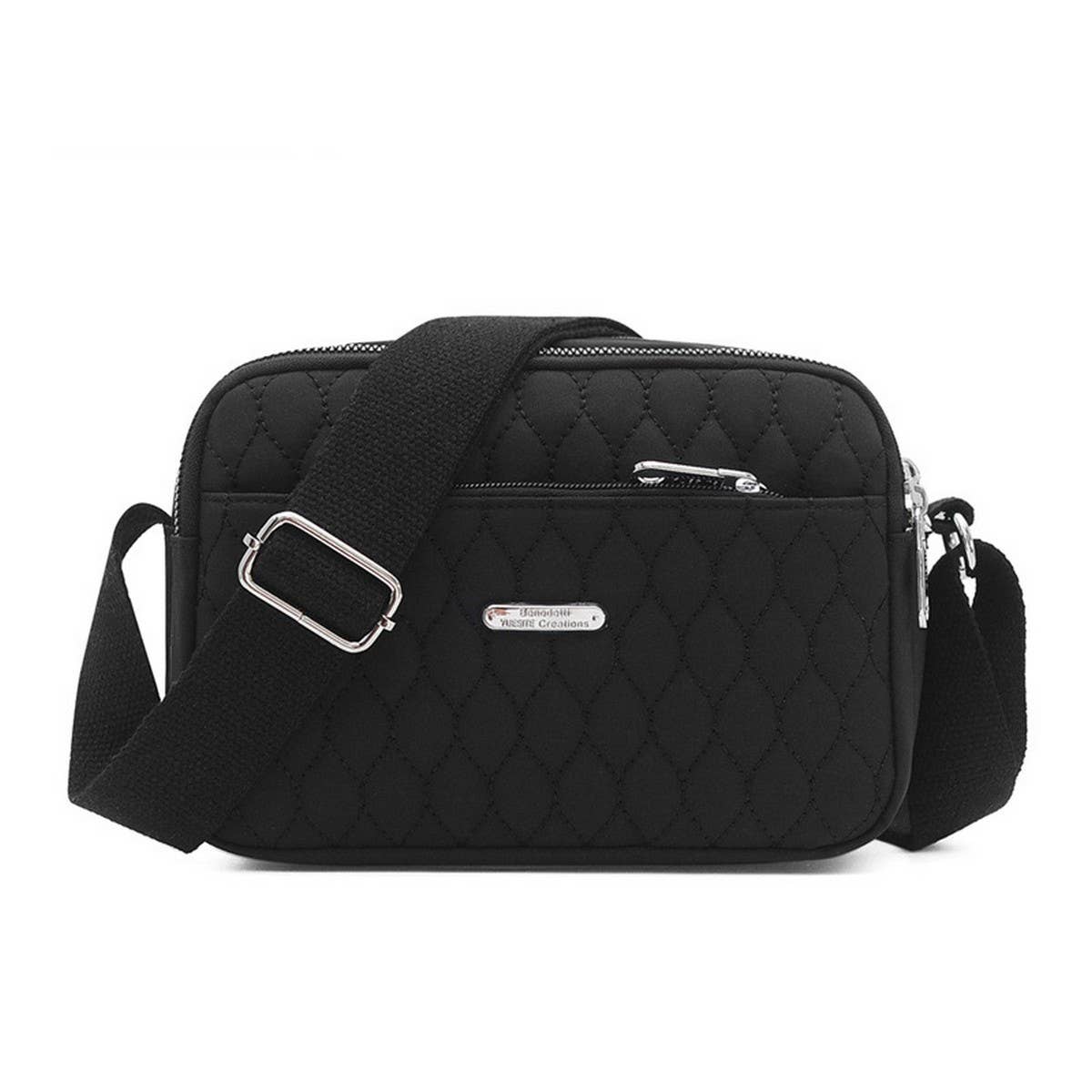 FASHIONABLE EMBROIDERY NYLON SHOULDER CROSSBODY BAG_CWAB3514