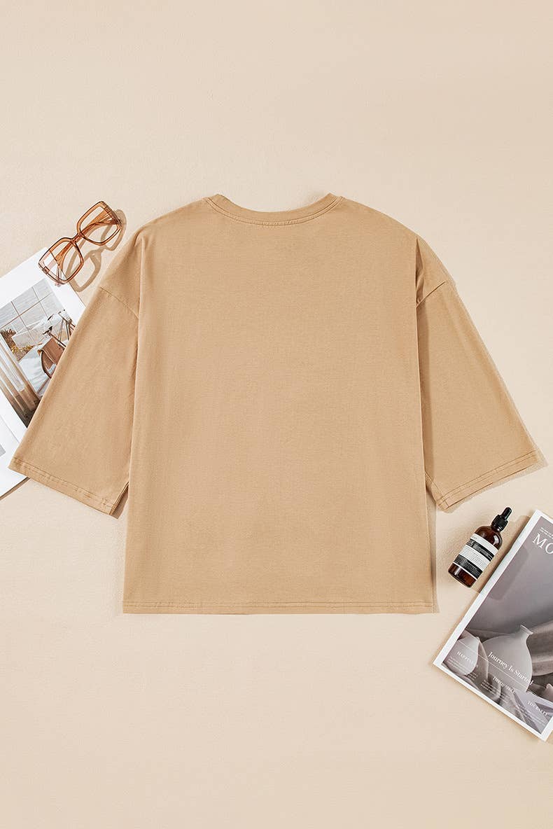 FASHION TREND STAR PRINT LOOSE TURTLENECK HOODIE