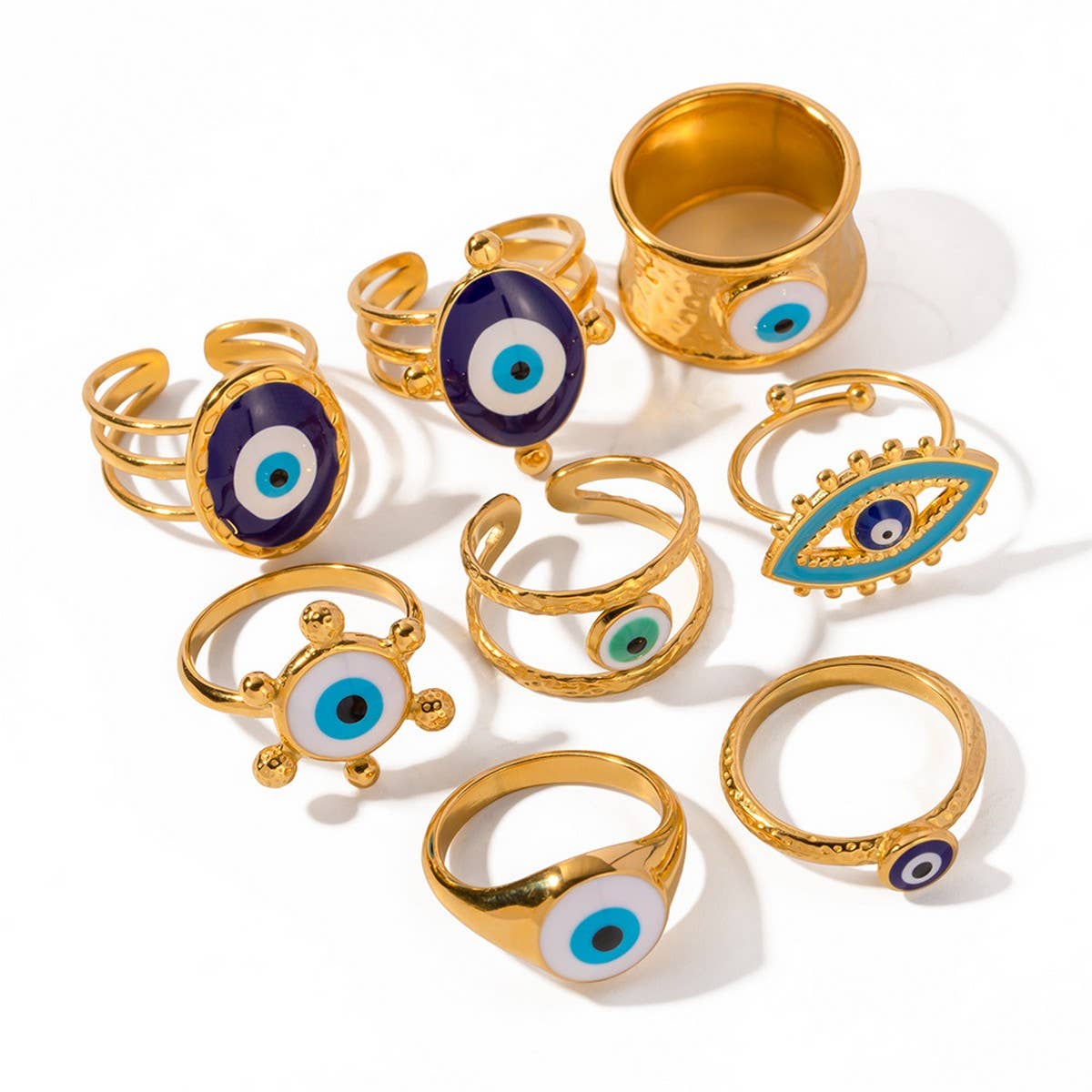 DEVIL'S EYE BLUE EYES RING  RING NON-FADING