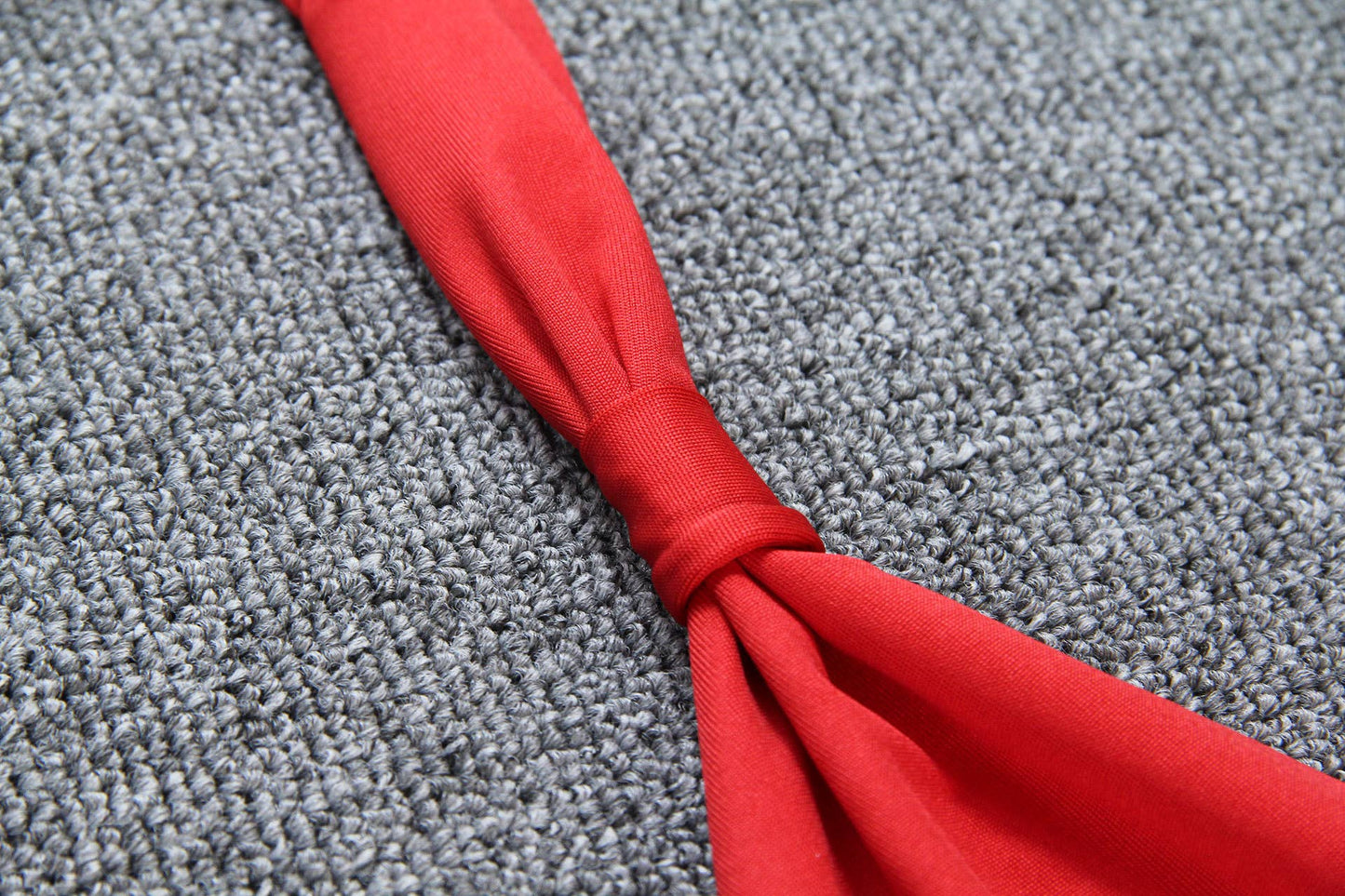 DEEP V-NECK HALTER DRESS WITH HALTER PLEATS