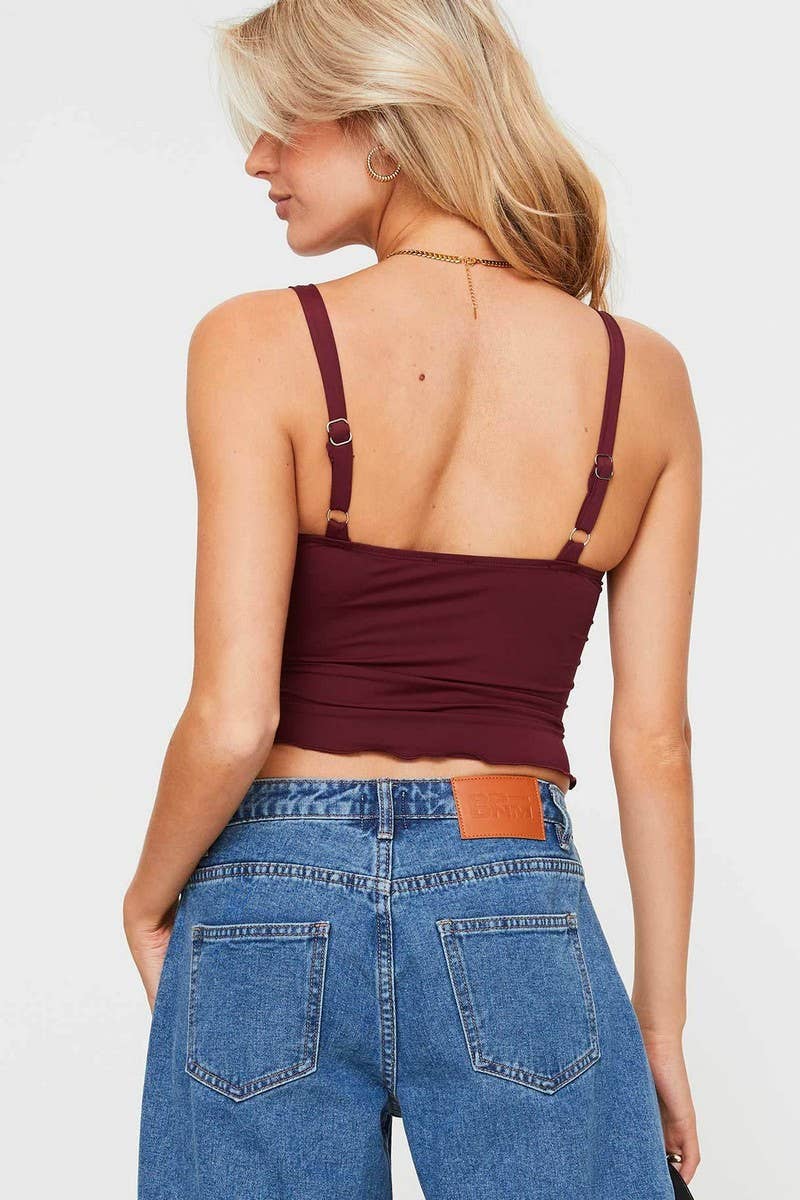 CWTTK1147_STRAPPY BACK TWIST KNOT CROP TANK TOP
