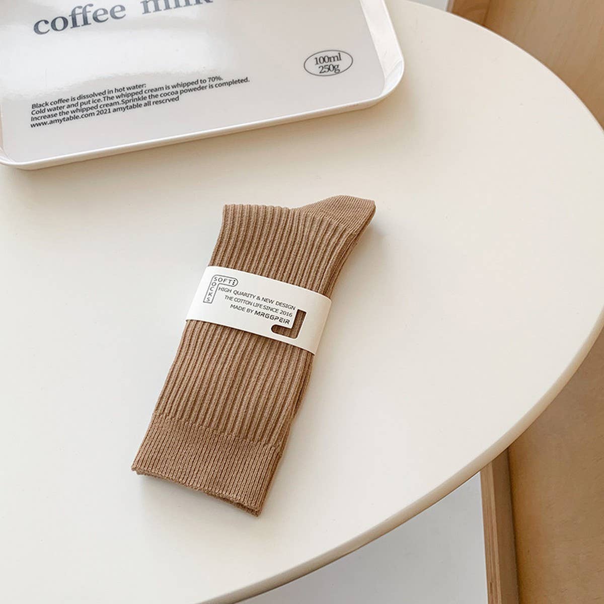 CWMS2495_SPRING AND SUMMER MACARON COLOR SOCKS