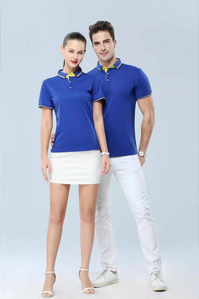 CWTBLS02428_SOLID COLOR BUSINESS COLLARED POLO T-SHIRT