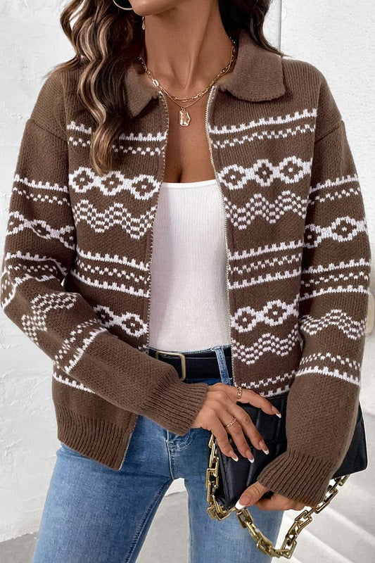 CWOCAL2267_NEW AUTUMN AND WINTER LONG-SLEEVED LAPEL SHIRT