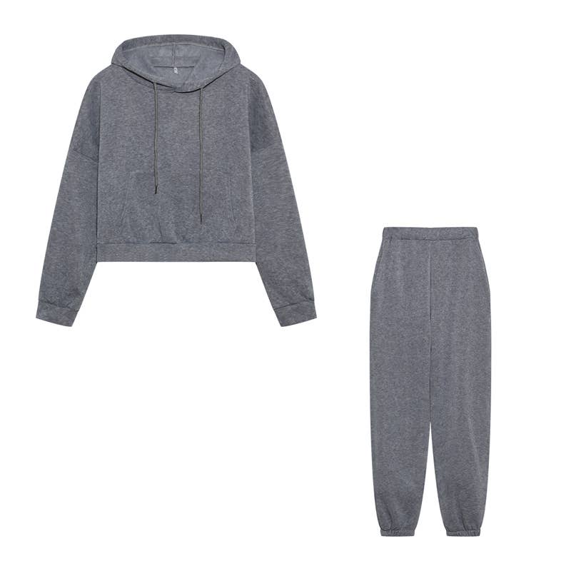 Casual hoodie, jacket, pants and sportswear set