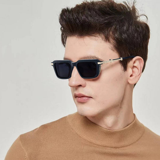 VINTAGE SQUARE FRAME STEAMPUNK SUNGLASSES