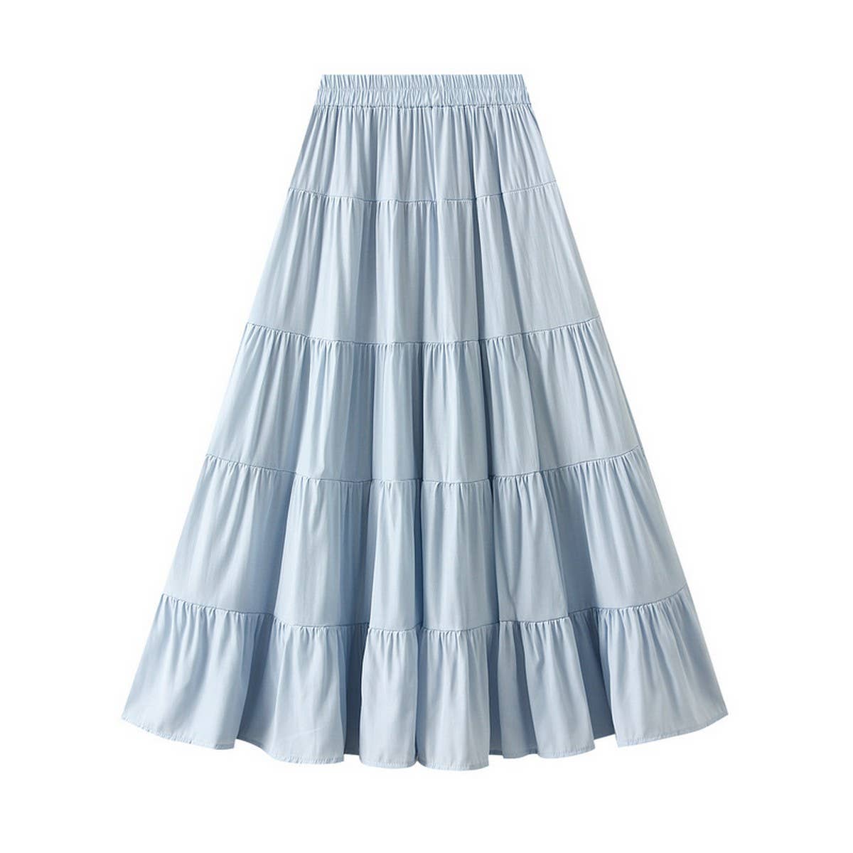 GENTLE AND SWEET LONG-SLEEVED CAKE SKIRT