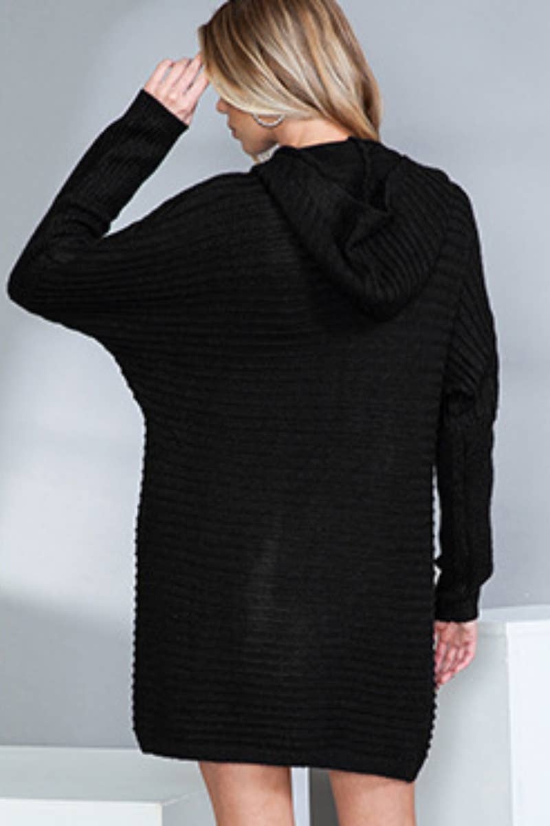 CWOCAL2197_LONG SLEEVE KNITTED CARDIGAN LONG STYLE