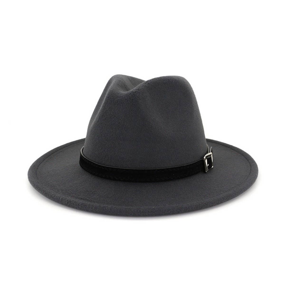 AUTUMN AND WINTER CLASSIC FLAT BRIM JAZZ HAT_CWAH1778