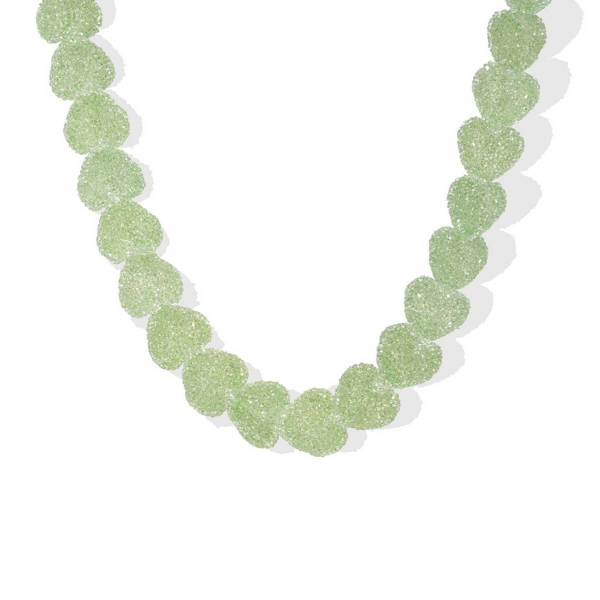 Candy Heart Resin Necklace ??Cute & Colorful Chic_CWMM6958