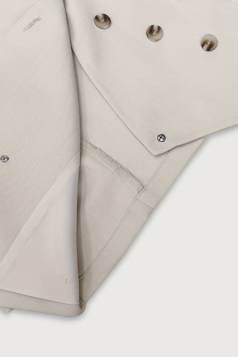 CWSTB2132_SLEEVELESS BUTTON V-NECK VEST & PANTS SET