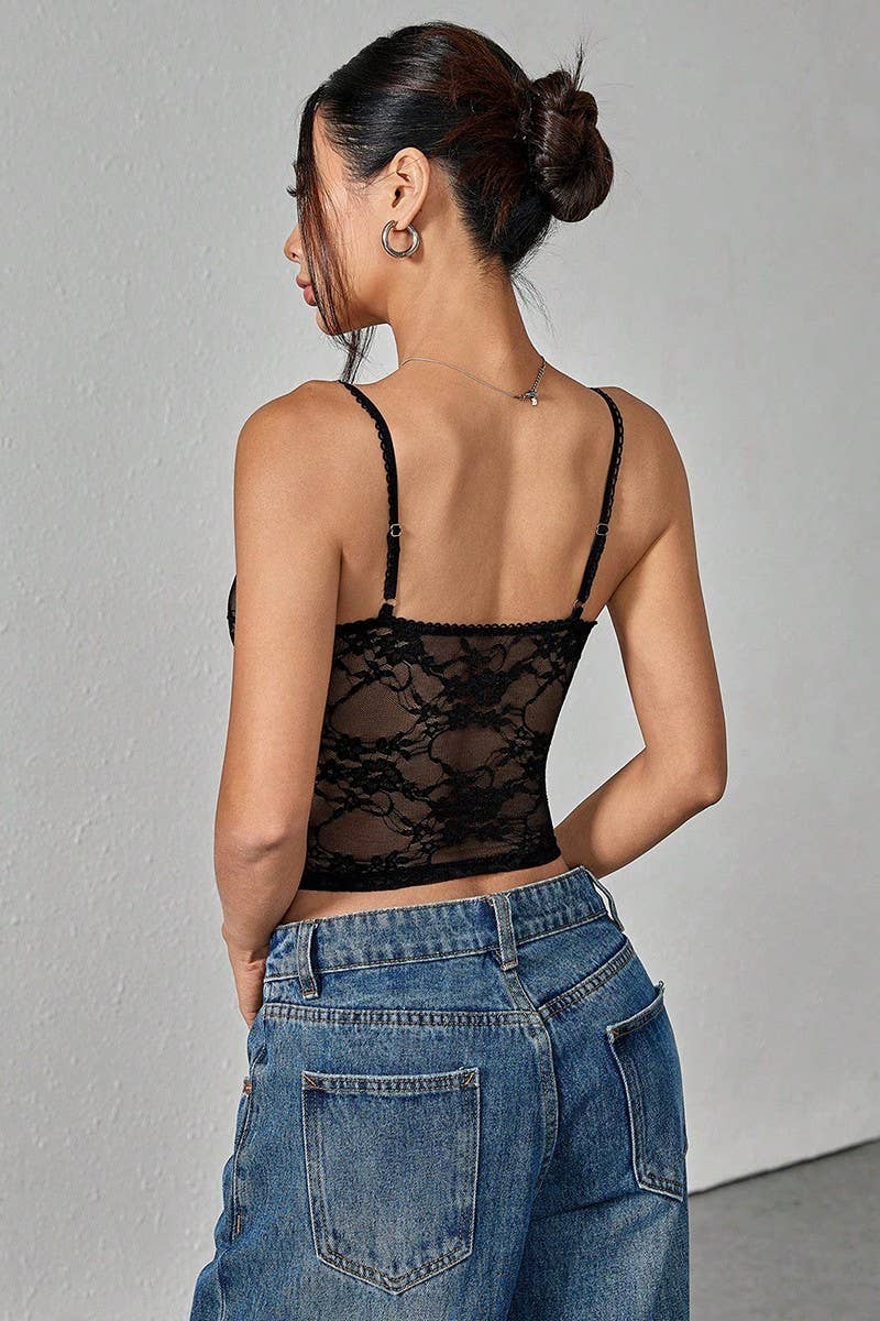 CWTTSL0477_SUMMER SEXY LACE CAMISOLE HOT GIRL SMALL VEST