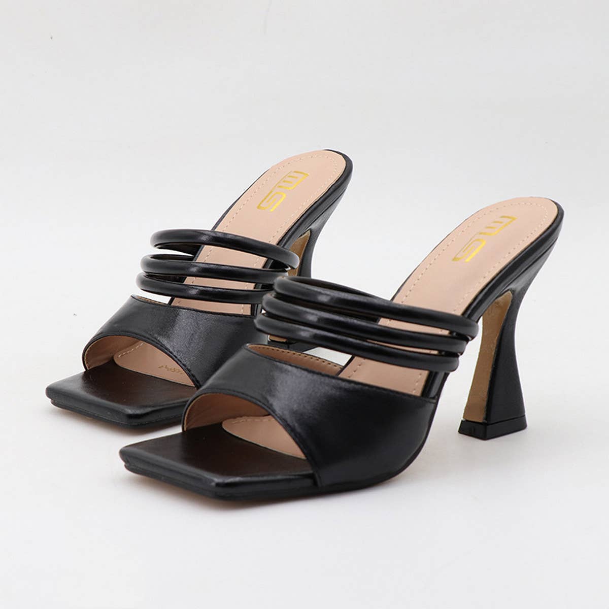 NEW SOLID COLOR SQUARE TOE SEXY HIGH HEELS_CWSHS0592