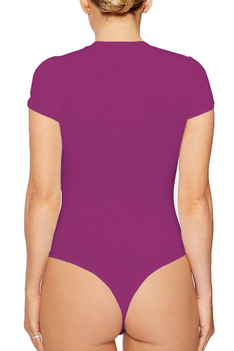 CWSJS1371_SUMMER NEW CASUAL SHORT-SLEEVED TIGHTS