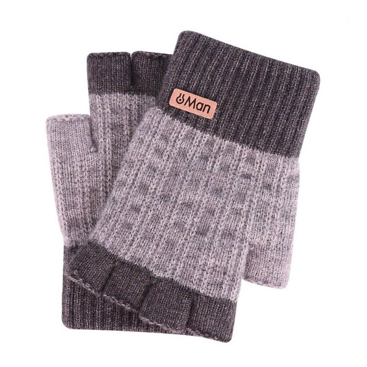 NEW ALPACA WINTER FINGERLESS WARM GLOVES_CWAG0242