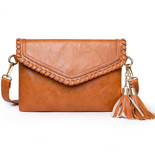 FASHIONABLE SHOULDER CROSSBODY BAG WITH TASSELS_CWAB1814