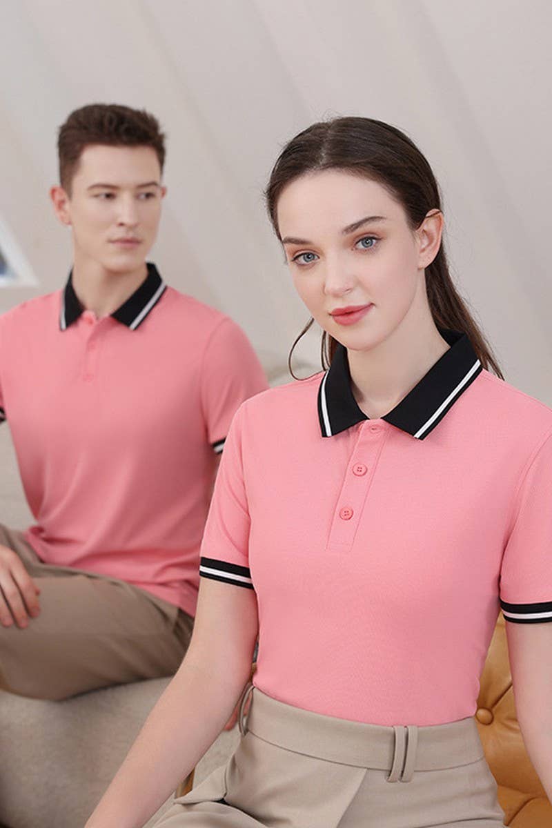 CWTBLS02423_CUSTOM COLLARED POLO WORK SHIRT