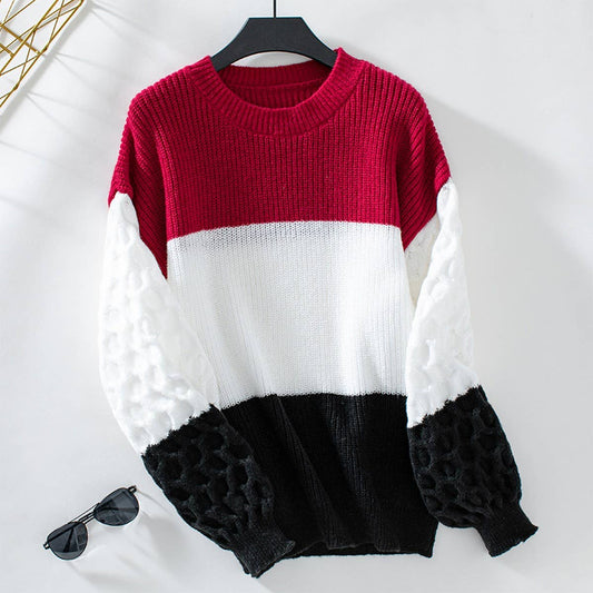Floral pullover with matching sleeves