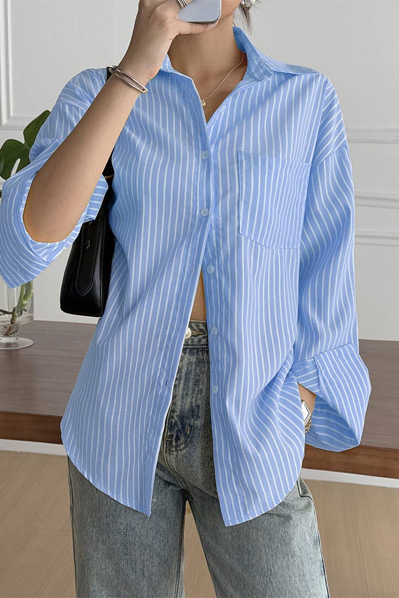 CWTSTL01003_CASUAL VACATION STRIPED LONG SLEEVE SHIRT