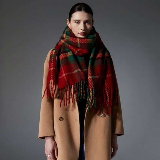 Christmas Plaid Scarf ? Red Green Winter Wrap